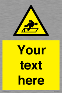 WV5186: Custom Warning Hatch Sign