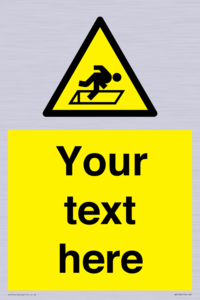 WV5186: Custom Warning Hatch Sign