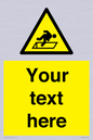 WV5186: Custom Warning Hatch Sign
