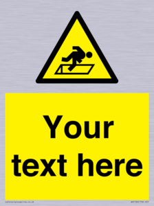 WV5186: Custom Warning Hatch Sign