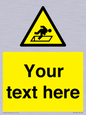 WV5186: Custom Warning Hatch Sign