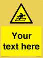 WV5186: Custom Warning Hatch Sign