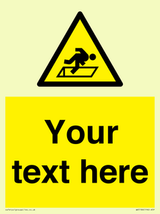 WV5186: Custom Warning Hatch Sign