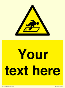 WV5186: Custom Warning Hatch Sign