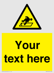 WV5186: Custom Warning Hatch Sign