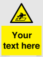 WV5186: Custom Warning Hatch Sign