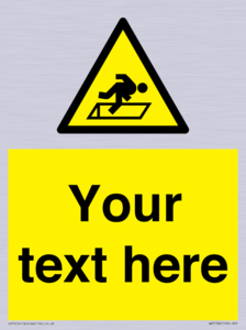 WV5186: Custom Warning Hatch Sign