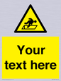 WV5186: Custom Warning Hatch Sign