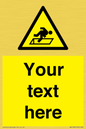 WV5186: Custom Warning Hatch Sign