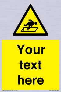 WV5186: Custom Warning Hatch Sign