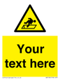 WV5186: Custom Warning Hatch Sign