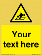 WV5186: Custom Warning Hatch Sign