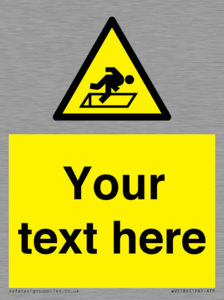 WV5186: Custom Warning Hatch Sign