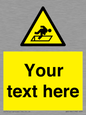 WV5186: Custom Warning Hatch Sign