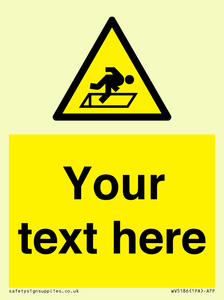 WV5186: Custom Warning Hatch Sign