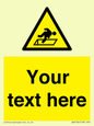 WV5186: Custom Warning Hatch Sign