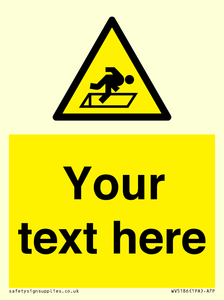 WV5186: Custom Warning Hatch Sign