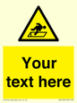 WV5186: Custom Warning Hatch Sign