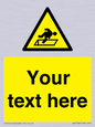 WV5186: Custom Warning Hatch Sign