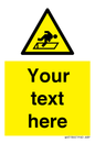 WV5186: Custom Warning Hatch Sign