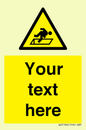 WV5186: Custom Warning Hatch Sign