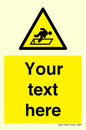 WV5186: Custom Warning Hatch Sign