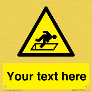 WV5186: Custom Warning Hatch Sign