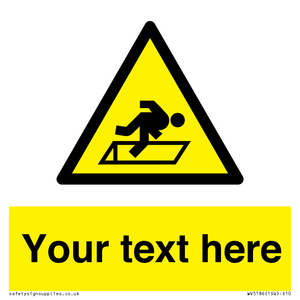 WV5186: Custom Warning Hatch Sign