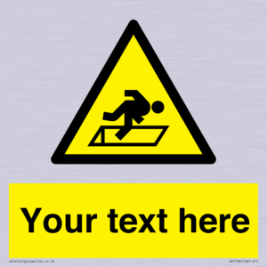 WV5186: Custom Warning Hatch Sign