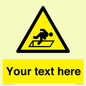 WV5186: Custom Warning Hatch Sign