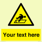 WV5186: Custom Warning Hatch Sign