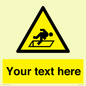 WV5186: Custom Warning Hatch Sign