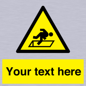 WV5186: Custom Warning Hatch Sign
