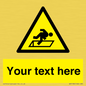 WV5186: Custom Warning Hatch Sign