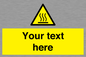 WV5187: Custom Hot Surface Sign