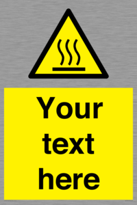 WV5187: Custom Hot Surface Sign