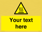 WV5187: Custom Hot Surface Sign