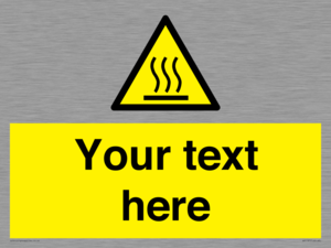 WV5187: Custom Hot Surface Sign