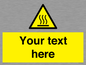WV5187: Custom Hot Surface Sign
