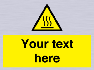 WV5187: Custom Hot Surface Sign