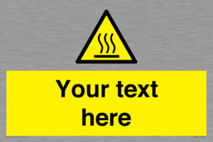 WV5187: Custom Hot Surface Sign