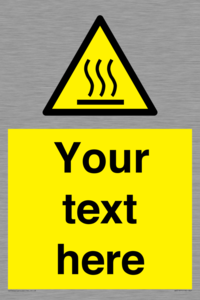 WV5187: Custom Hot Surface Sign