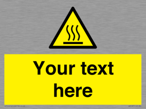 WV5187: Custom Hot Surface Sign
