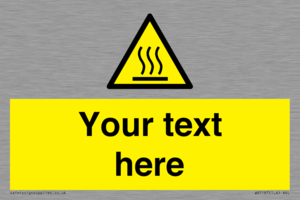 WV5187: Custom Hot Surface Sign