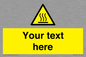 WV5187: Custom Hot Surface Sign