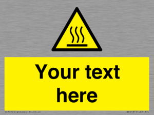 WV5187: Custom Hot Surface Sign
