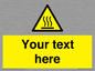WV5187: Custom Hot Surface Sign