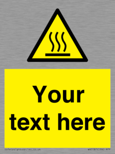 WV5187: Custom Hot Surface Sign