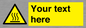 WV5187: Custom Hot Surface Sign