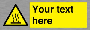 WV5187: Custom Hot Surface Sign